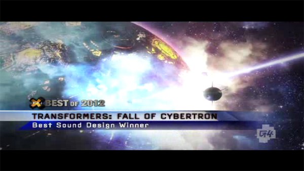Transformers Fall Of  Cybertron Game Wins Best Sound Design In XPlay Best Of 2012 Awards Image (1 of 1)